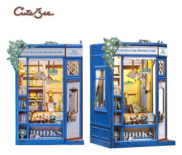 Book Nook Literature Bookstore 17 x 12 cm 12