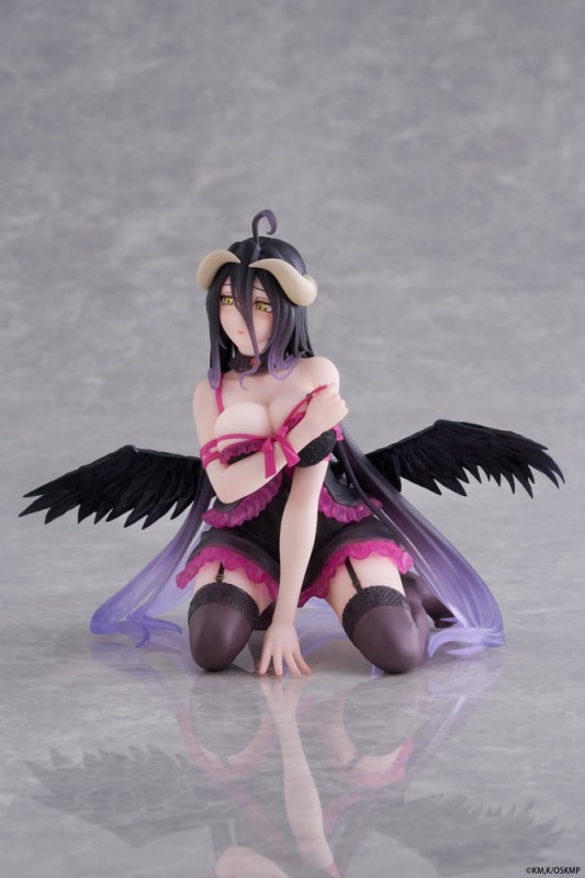 Overlord Desktop Cute PVC Figure Albedo (Negligee ver.) 13 cm 6