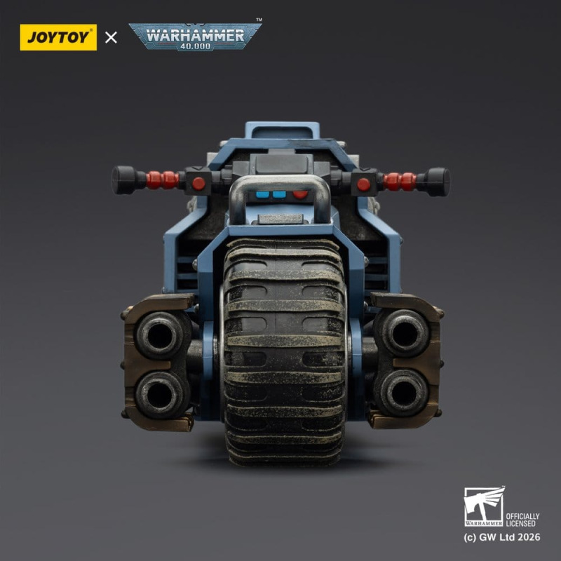Warhammer 40,000 Raider-pattern Combat Bike Space Wolves with twin-linked bolt rifles 22 cm 2