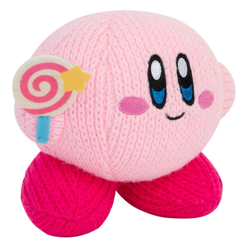 Kirby Nuiguru-Knit Plush Figure Kirby with Invincible Candy Wand 1