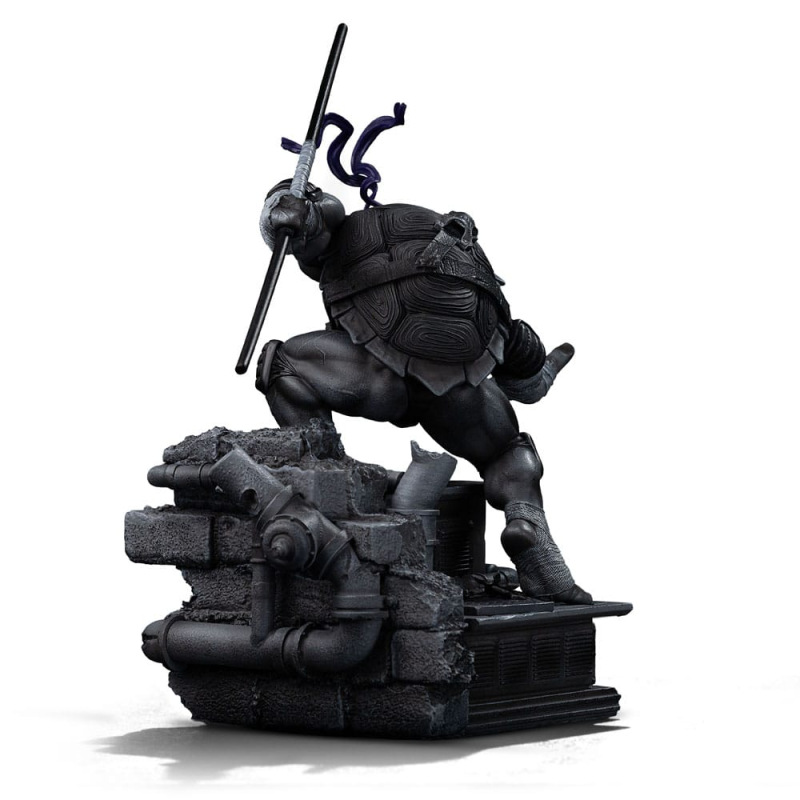 Teenage Mutant Ninja Turtles Art Scale Statue 1/10 Donatello Black and White Variant 26 cm heo exclu 3