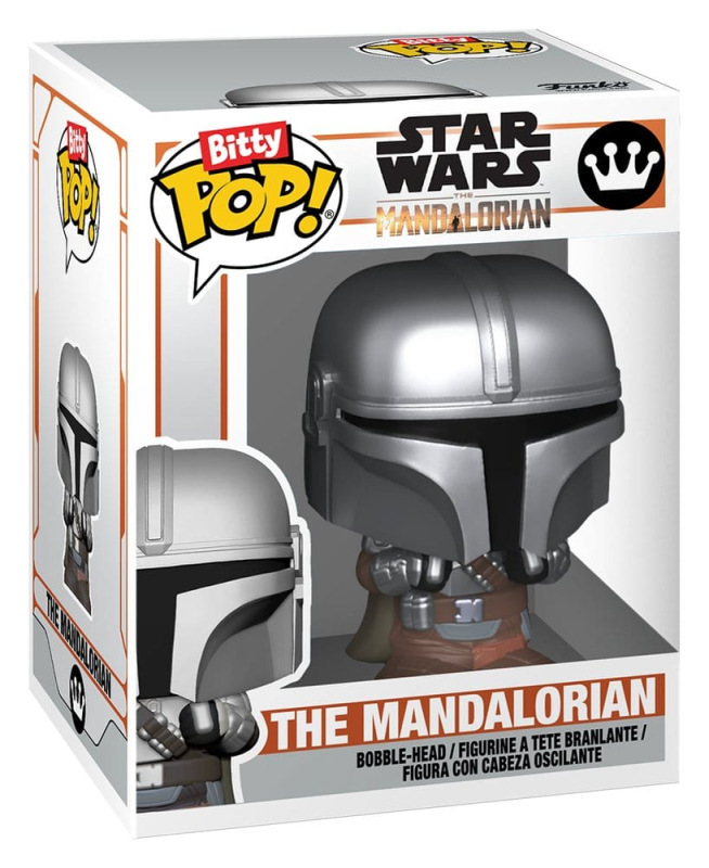 Star Wars Bitty POP! Ride Vinyl Figure N1 w/Mando 2,5 cm 1