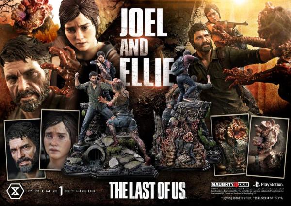 The Last of Us Part I Ultimate Premium Masterline Series Statue Joel & Ellie Deluxe Version (The Las