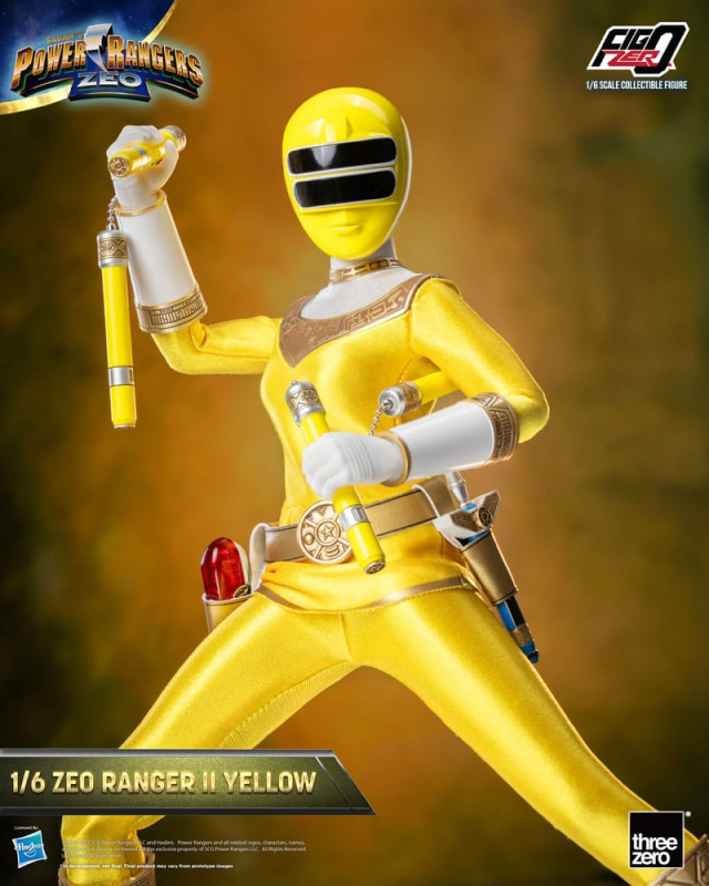 Power Rangers Zeo FigZero Action Figure 1/6 Ranger II Yellow 30 cm 3