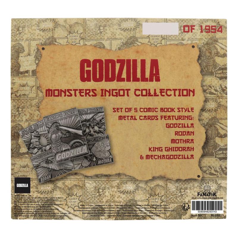 Godzilla Ingot Set Godzilla Monsters Limited Edition
