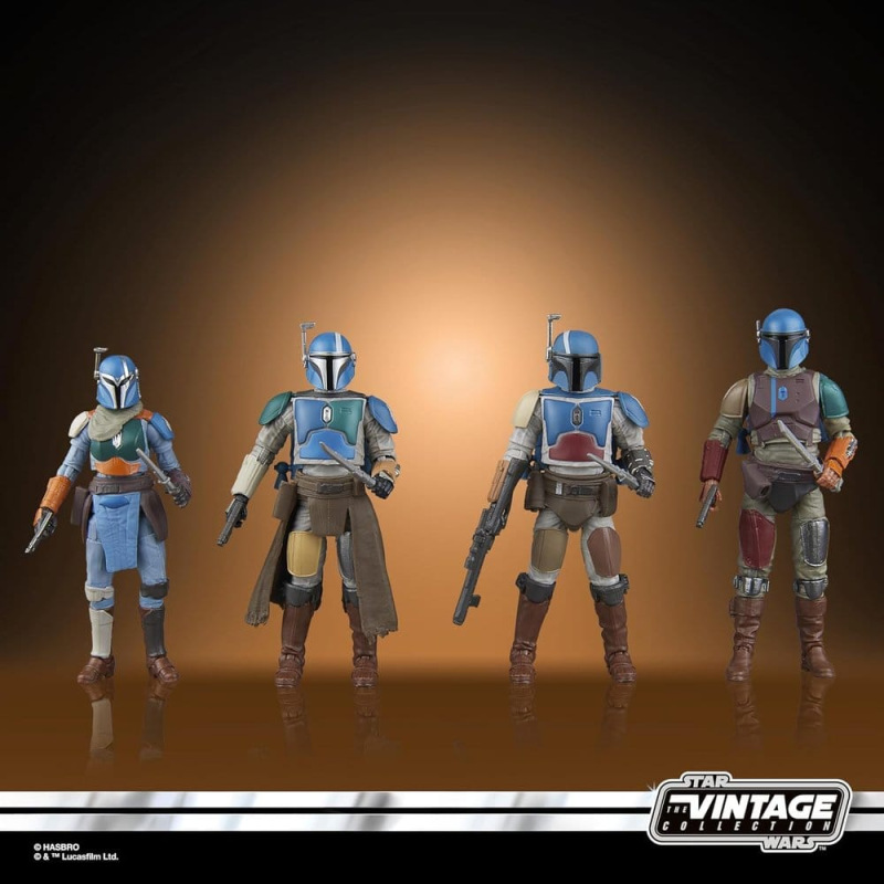 Star Wars The Mandalorian Vintage Collection Action Figure 4-Pack Mandalorian Shriek-Hawk 10 cm 5