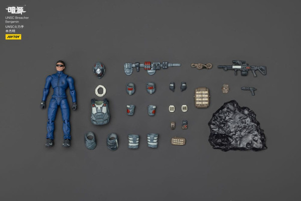 UNSC Dark Source Action Figur Breacher Benjamin 7 cm 9