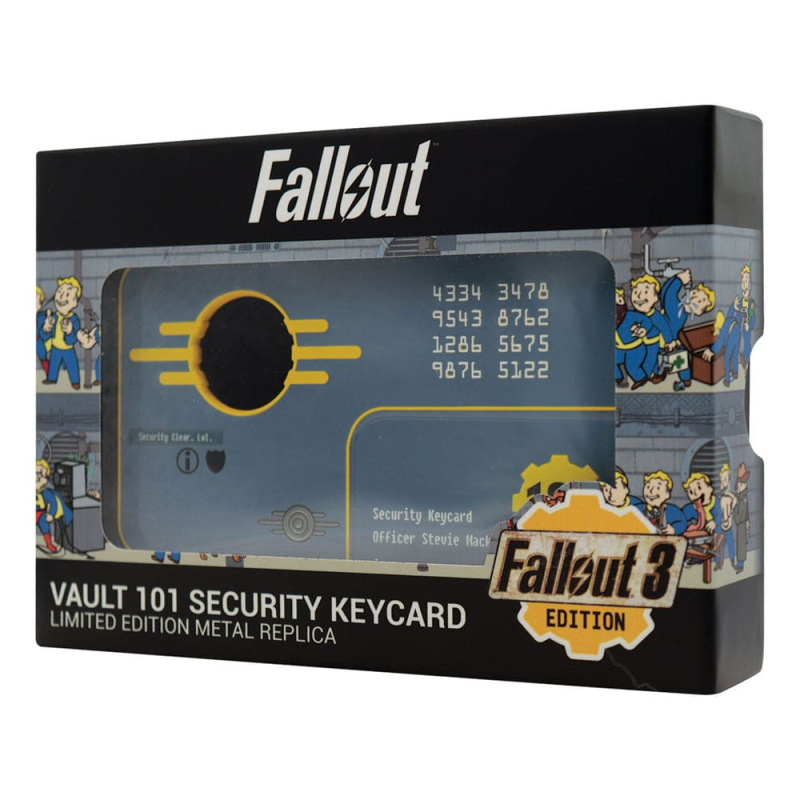 Fallout 3 Replica Vault 101 Security Keycard Limited Edition 2