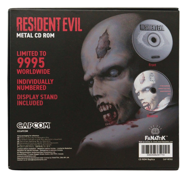 Resident Evil Replica CD-ROM 30th Anniversary Limited Edition 11 cm 6