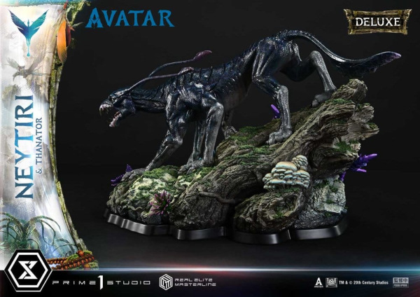 Avatar (Film) Real Elite Masterline Series Statue 1/4 Neytiri & Thanator Deluxe Version 75 cm 4