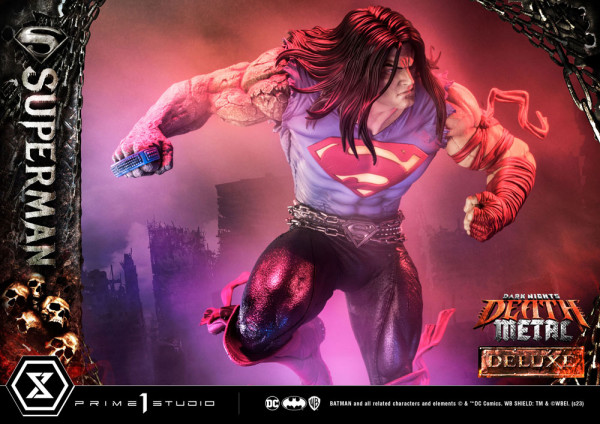 Dark Nights: Death Metal Statue 1/3 Death Metal Superman Deluxe Ver. 94 cm 12