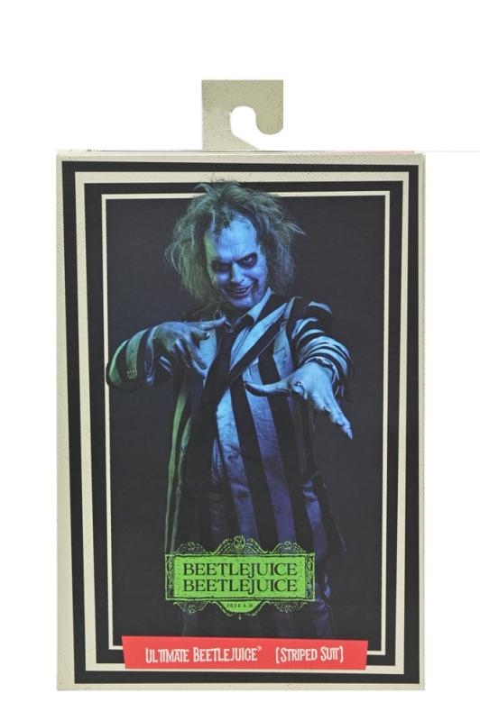 Beetlejuice Beetlejuice Action Figure 7 Scale Ultimate Striped Suit Beetlejuice 18 cm 11