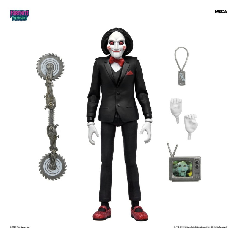 Fortnite/SAW Fortnitemares Action Figure Billy the Puppet 18 cm 3
