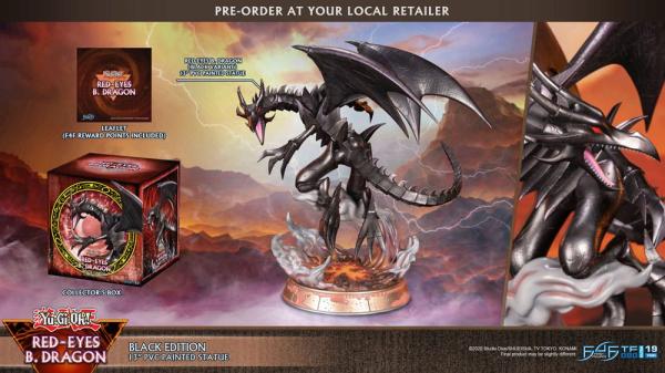 Yu-Gi-Oh! PVC Statue Red-Eyes B. Dragon Black Colour 33 cm 1