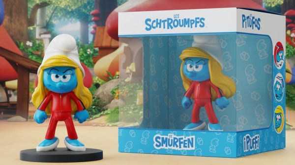 The Smurfs Statue Kung Fu Smurfette 12 cm 3