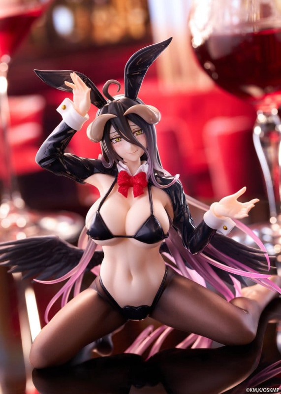 Overlord Moflock PVC Figure Albedo (Reverse Bunny Suit Ver.) 13 cm 6