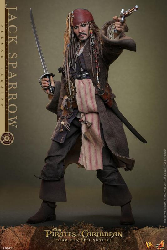 Pirates of the Caribbean: Dead Men Tell No Tales DX Action Figure 1/6 Jack Sparrow (Deluxe Version) 11