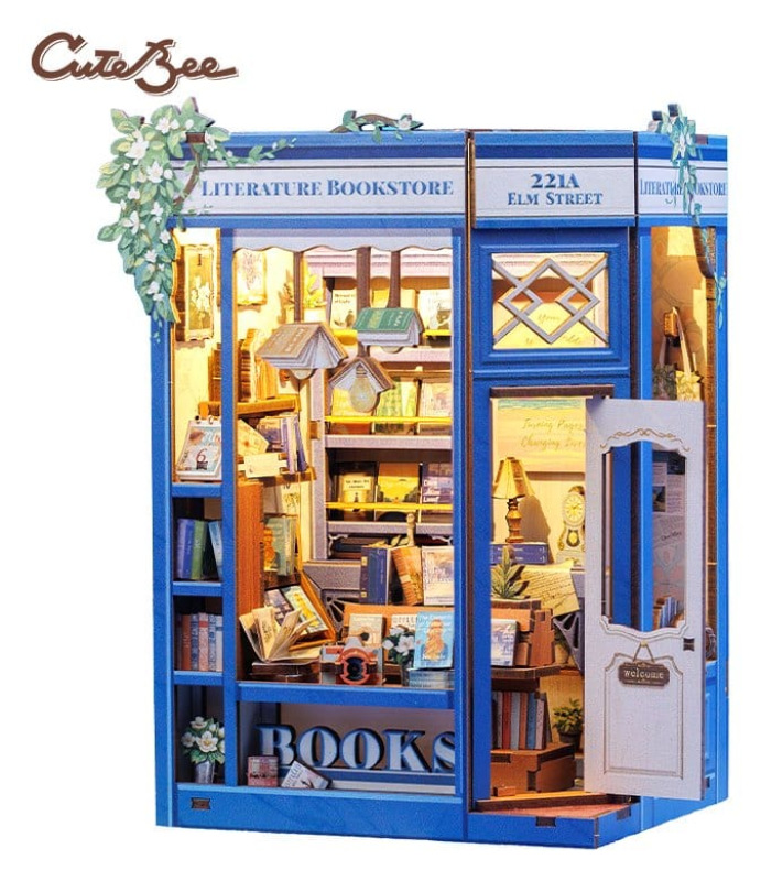 Book Nook Literature Bookstore 17 x 12 cm 8