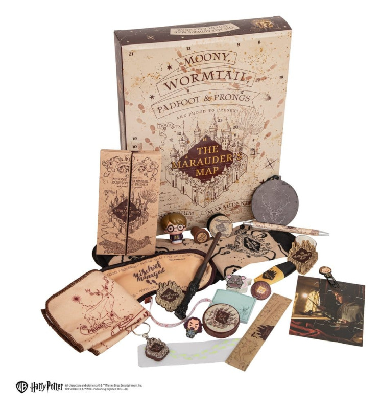 Harry Potter Advent Calendar Marauder's Map New Edition 2026 1