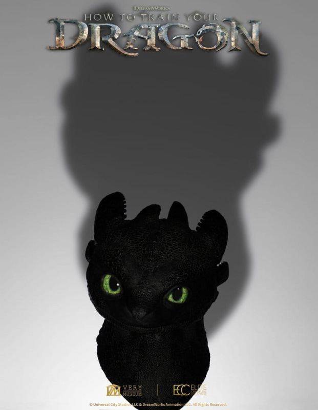 How to Train Your Dragon Life Size Bust Toothless 66 cm 12