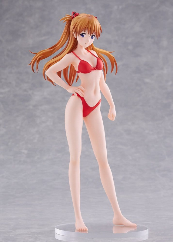 Rebuild of Evangelion Pop Up Parade Beach Queens Asuka Shikinami Langley (Bikini Style) L Size 23 cm 6
