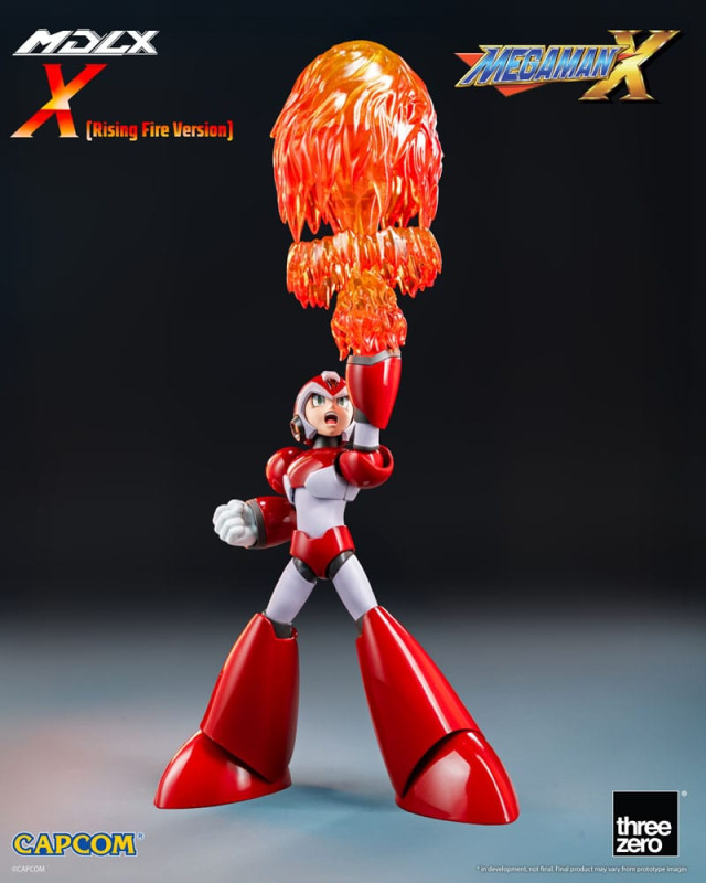 Mega Man MDLX Action Figure Rockman X / Mega Man X (Rising Fire Version) 12 cm 10
