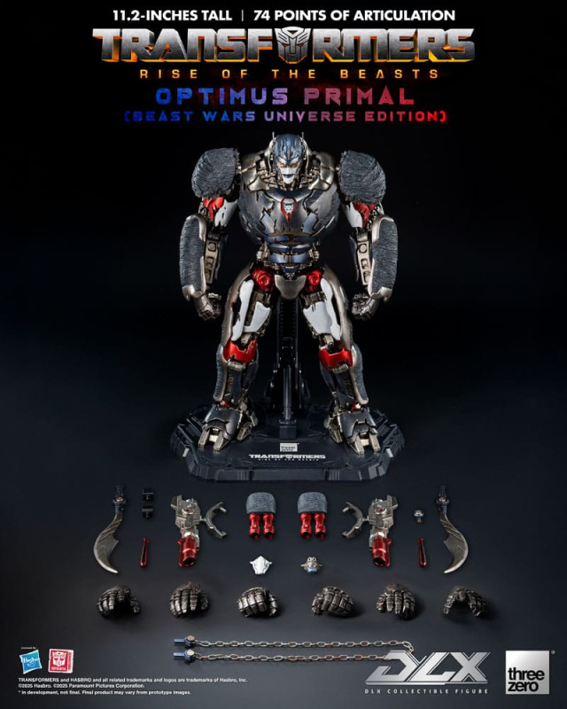 Transformers: Rise of the Beasts DLX Action Figure Optimus Primal (Beast Wars Universe Edition) 29 c 1