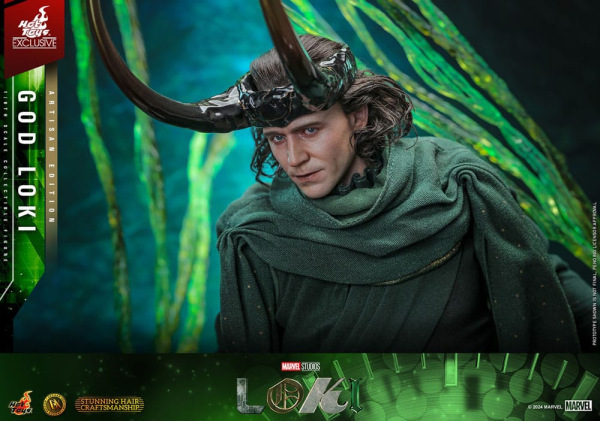 Loki DX Action Figure 1/6 God Loki Artisan Edition Hot Toys Exclusive 31 cm 5