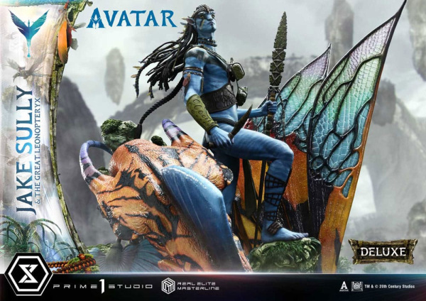 Avatar (Film) Real Elite Masterline Series Statue 1/4 Jake Sully & The Great Leonopteryx Deluxe Ver. 5