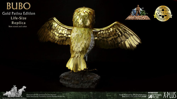 Clash of the Titans Statue Ray Harryhausens Bubo Gold Patina Edition Normal Ver. 34 cm 4