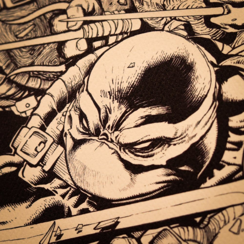 Teenage Mutant Ninja Turtles Art Print Comic Limited Edition 42 x 30 cm 4