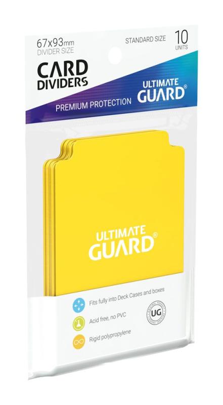 Ultimate Guard Card Dividers Standard Size Yellow (10)