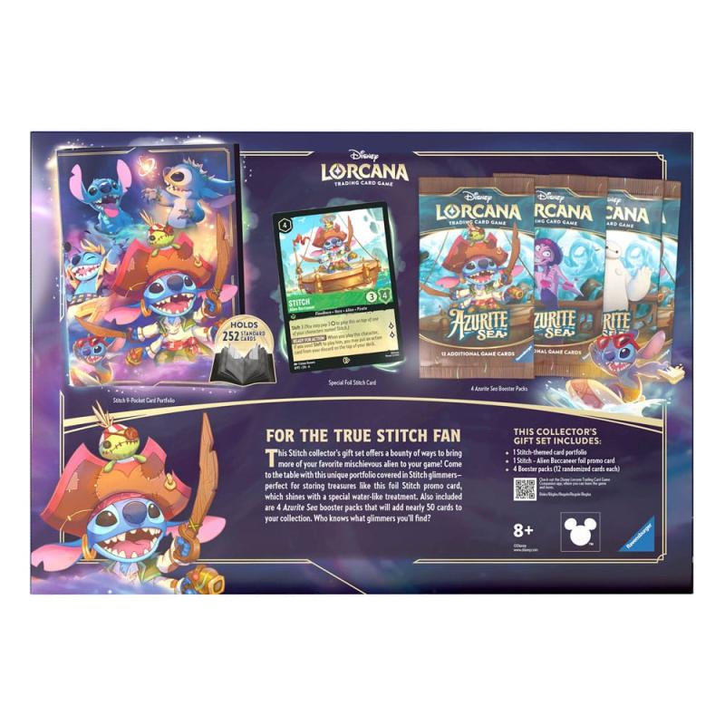 Disney Lorcana TCG Azurite Sea Gift Set Stitch *English Edition*