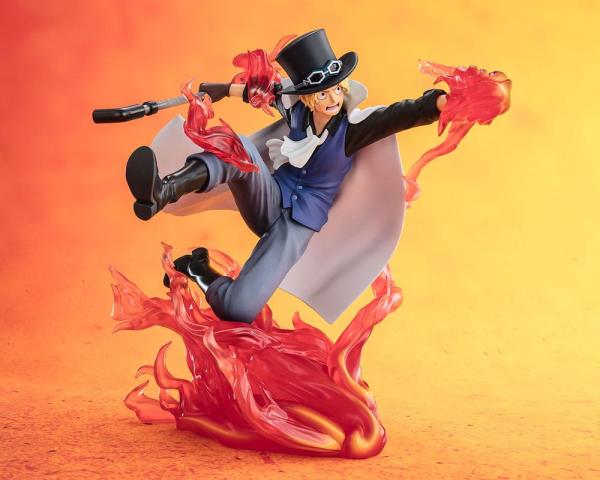 One Piece Figuarts ZERO Extra Battle PVC Statue Sabo Fire Fist Rook Check 19 cm 1