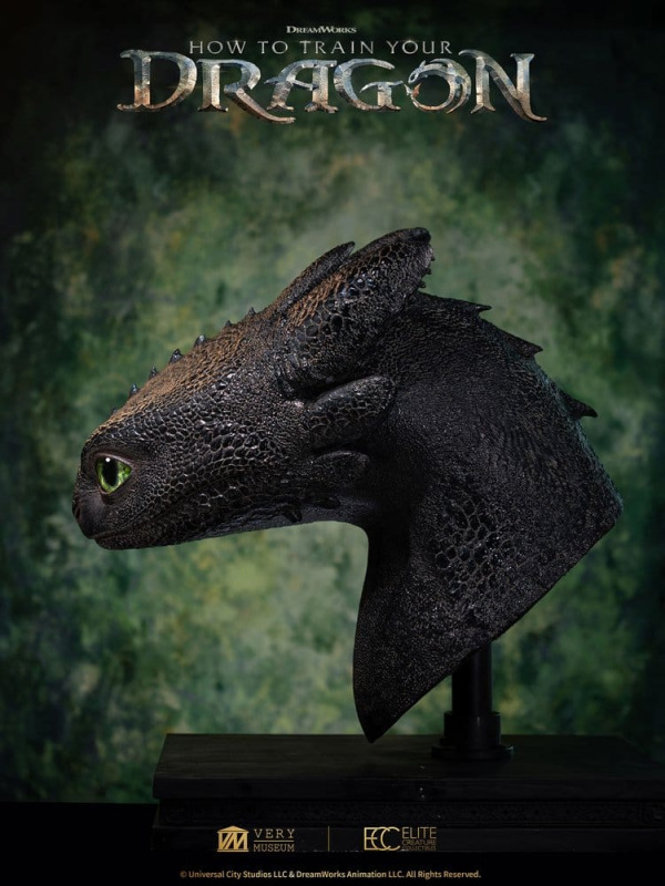 How to Train Your Dragon Life Size Bust Toothless 66 cm 6