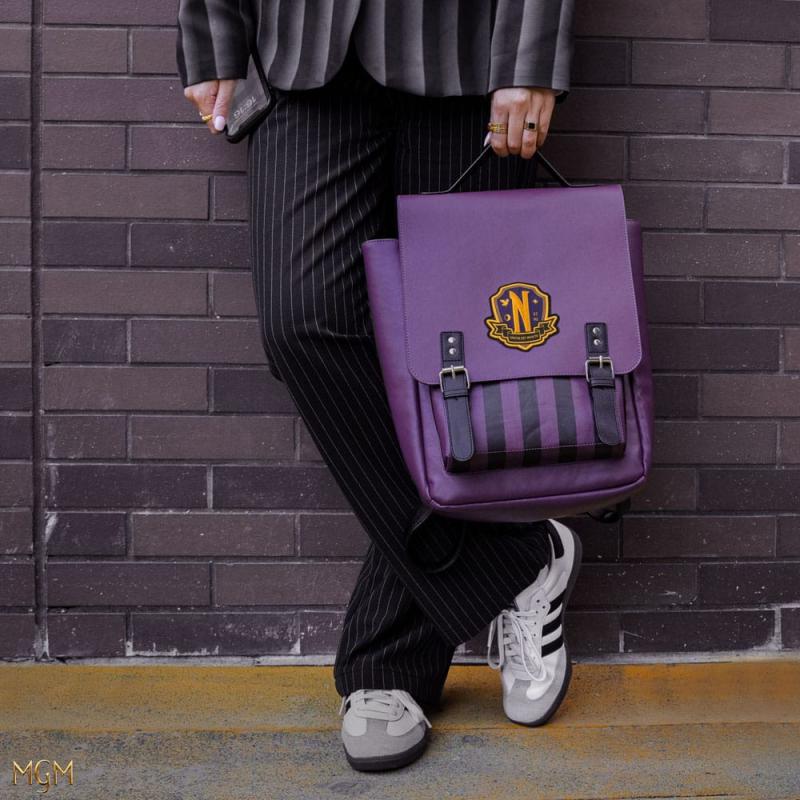 Wednesday Backpack Nevermore Academy Purple