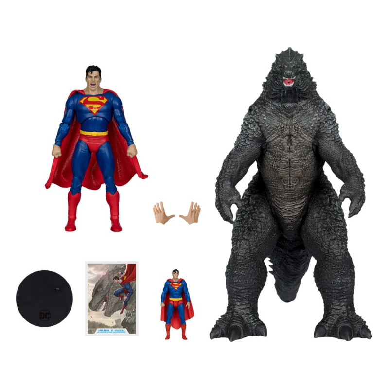 DC Justice League Monsterverse DC Multiverse Action Figures 2-Pack Superman Vs. Godzilla 30 cm 3