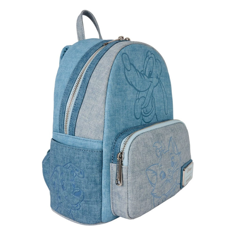 Disney by Loungefly Backpack Mini Faux Denim Dogs & Cats 2