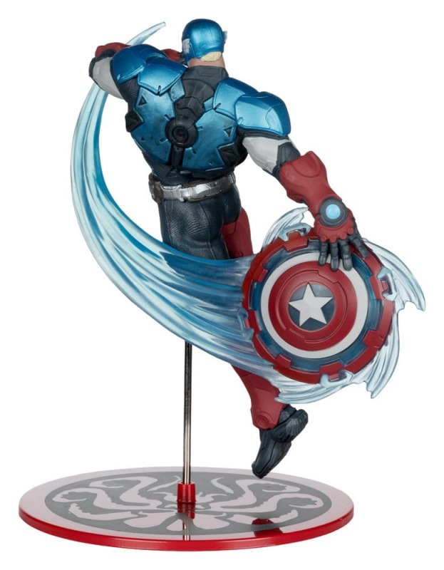 Marvel Rivals Collection 1/10 Action Figure Captain America 20 cm 5