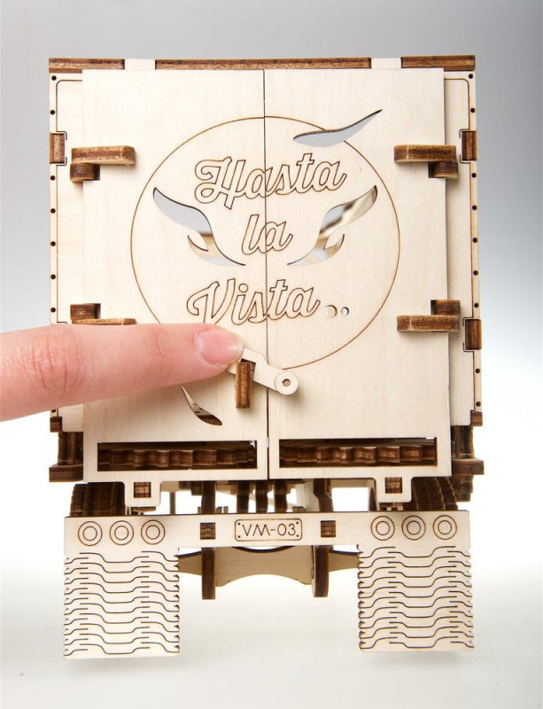 Ugears 3D Wooden Puzzle Trailer for Heavy Boy Truck VM-03 2