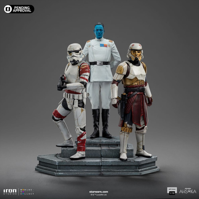 Star Wars Ahsoka Art Scale Statue 1/10 Grand Admiral Thrawn 25 cm 2