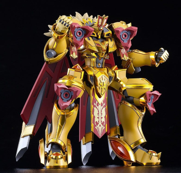 Knight's & Magic Moderoid Plastic Model Kit Goldleo: Royal Metallic Ver. 14 cm 4