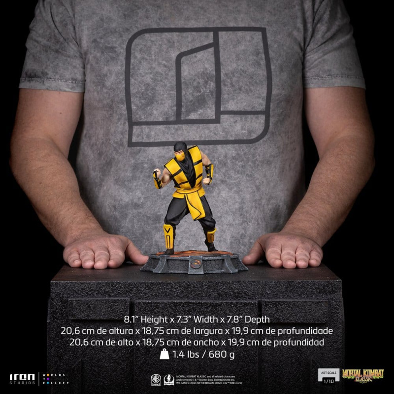 Mortal Kombat Art Scale Statue 1/10 Scorpion (Variant) heo exclusive 21 cm 1