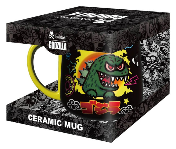 Tokidoki x Godzilla Mug 2D Relief Figural 1