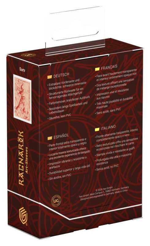 Ultimate Guard Art Sleeves "Ragnarök" - Surtr 2