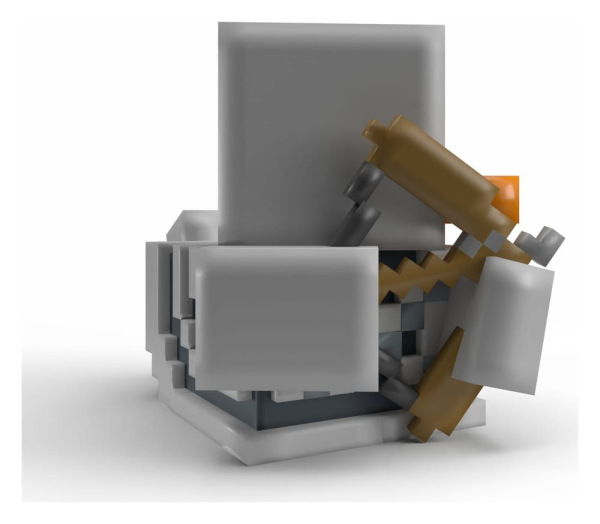 Minecraft Tubbz PVC Figure Skeleton 1
