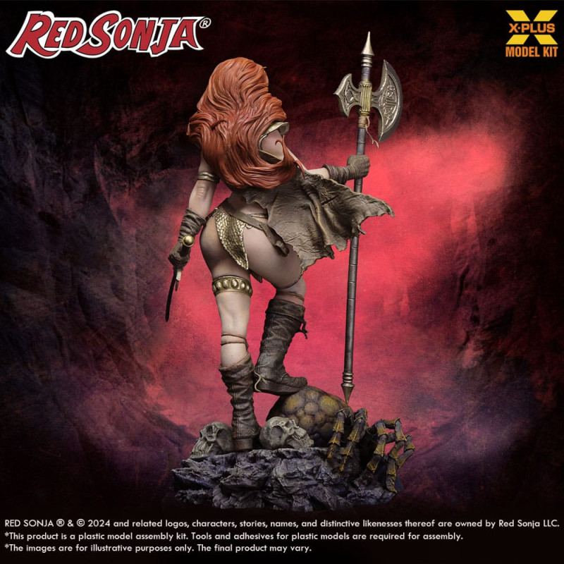 Red Sonja Plastic Model Kit 1/8 Red Sonja 27 cm 5