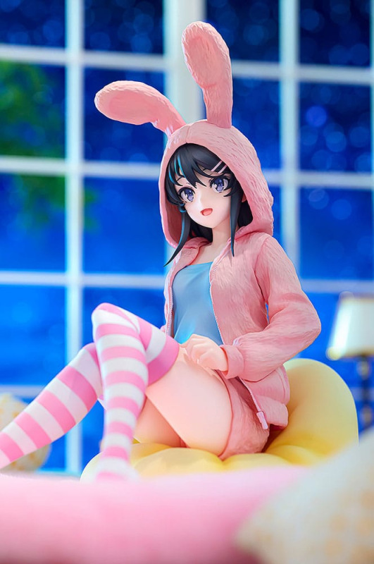 Rascal Does Not Dream of a Knapsack Kid PVC Statue 1/7 Mai Sakurajima Hoodie Look Rabbit Ears Ver. 1 13