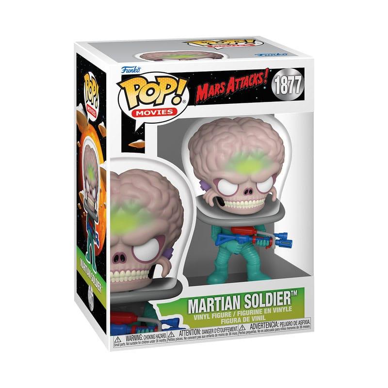 Mars Attacks POP! Movies Vinyl Figure Alien Soldier with Atomic Ray Gun 9 cm 1