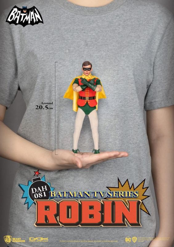 DC Comics Dynamic 8ction Heroes Action Figure 1/9 Batman TV Series Robin 24 cm 5